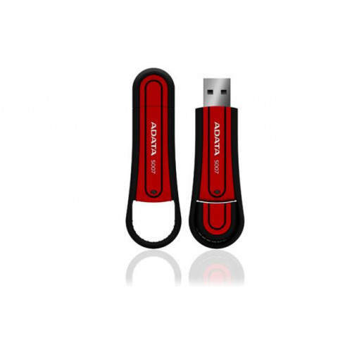 Флеш накопитель 32GB A-DATA S007, USB 2.0, резиновый, Красный (Read speed 200X)