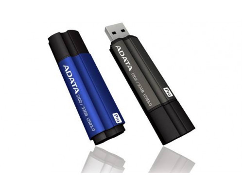 Флеш накопитель 32GB A-DATA S102 PRO, USB 3.1, Синий алюминий (Read 600X)