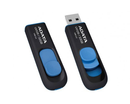 Флеш накопитель 32GB A-DATA UV128, USB 3.0, черный/синий