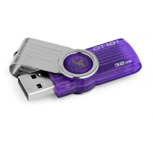 Флеш накопитель 32GB Kingston DataTraveler 101 G2, USB 2.0, Лиловый