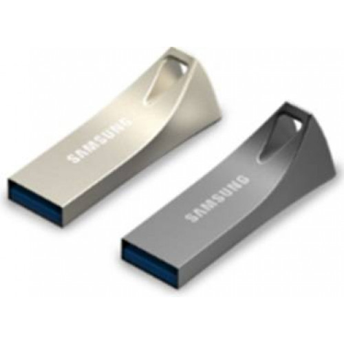 Флеш накопитель 32GB SAMSUNG BAR Plus, USB 3.1, 200 МВ/s, серебристый