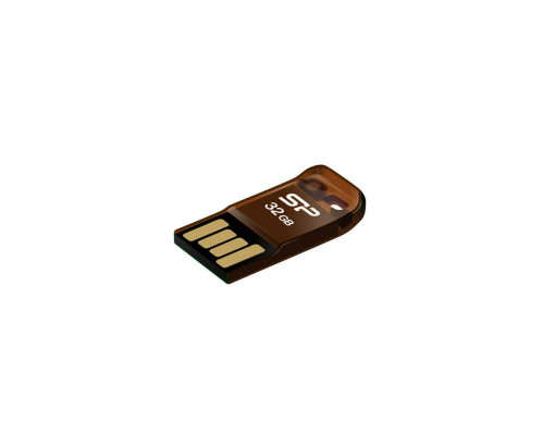 Флеш накопитель 32GB Silicon Power Touch T02, USB 2.0, Оранжевый