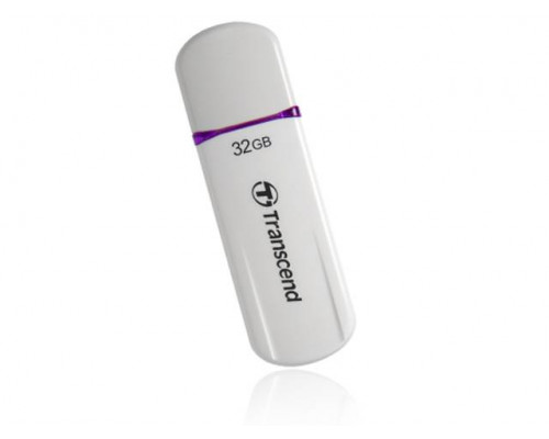 Флеш накопитель 32GB Transcend JetFlash 620, USB 2.0, Белый/Лиловый