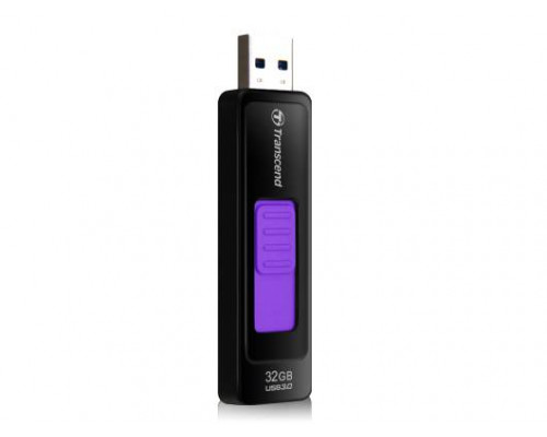 Флеш накопитель 32GB Transcend JetFlash 760, USB 3.0, Черный/Лиловый