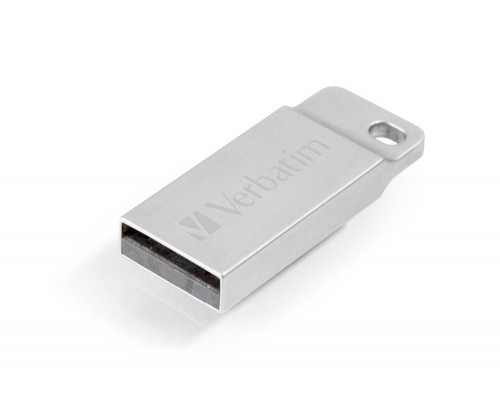 Флеш накопитель 32GB Verbatim Metal Executive, USB 2.0, Металлич., Серебро