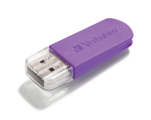 Флеш накопитель 32GB Verbatim Mini, USB 2.0, Фиолетовый