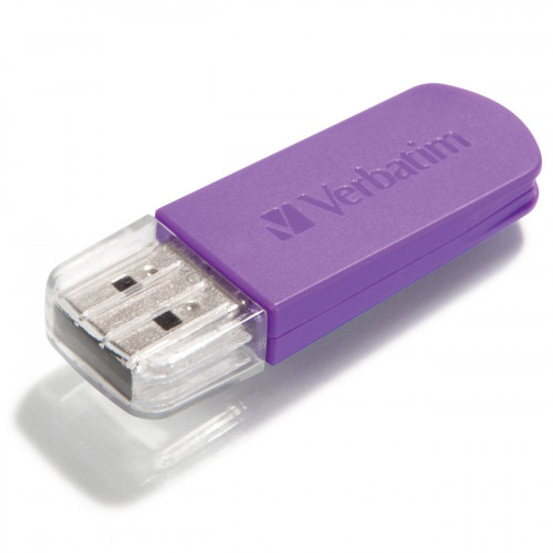 Флеш накопитель 32GB Verbatim Mini, USB 2.0, Фиолетовый
