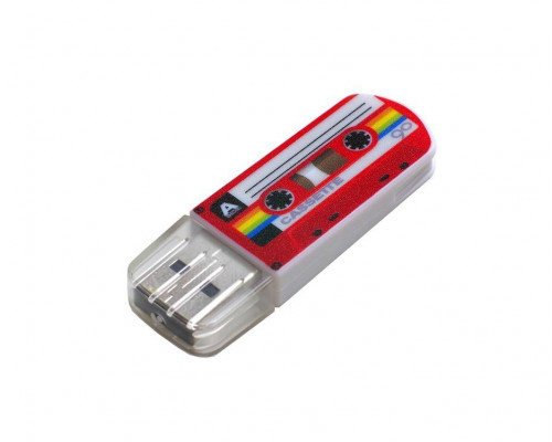 Флеш накопитель 32GB Verbatim Mini Casette Edition, USB 2.0, Red