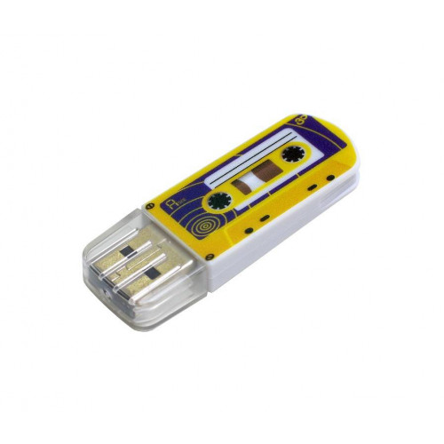 Флеш накопитель 32GB Verbatim Mini Casette Edition, USB 2.0, Yellow