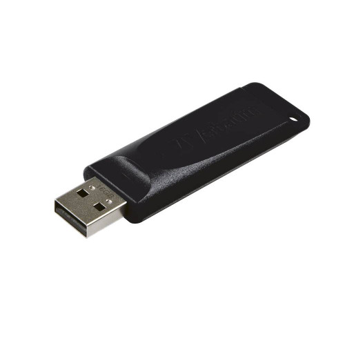 Флеш накопитель 32GB Verbatim Slider, USB 2.0, Черный