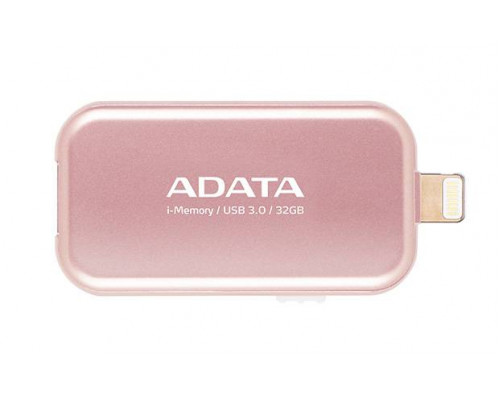 Флеш накопитель 64GB A-DATA i-Memory Elite UE710, USB 3.0/Lightning, Rose Gold