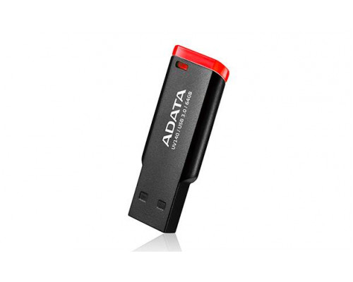 Флеш накопитель 64GB A-DATA UV140, USB 3.1, Черн./красный