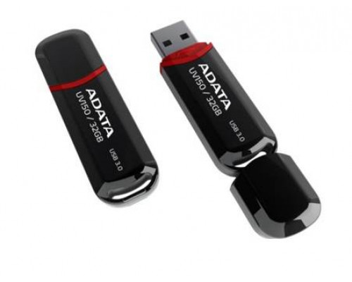 Флеш накопитель 64GB A-DATA UV150, USB 3.0, Черный