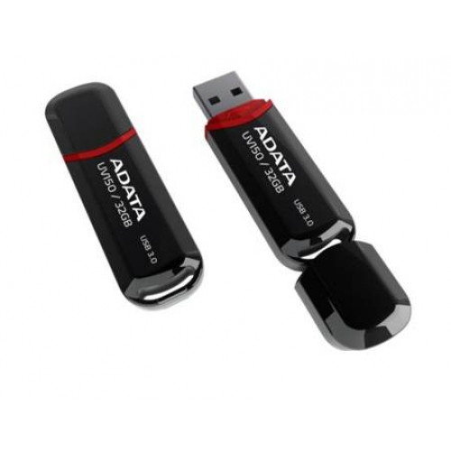 Флеш накопитель 64GB A-DATA UV150, USB 3.0, Черный
