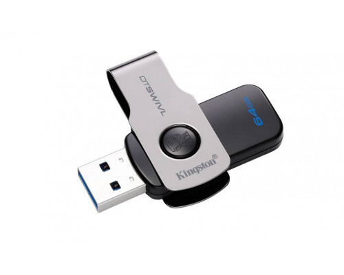 Флеш накопитель 64GB Kingston DataTraveler SWIVL USB 3.1 (Metal/color)