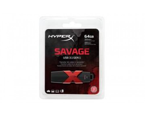 Флеш накопитель 64GB Kingston HyperX Savage USB 3.0