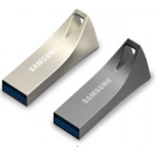 Флеш накопитель 64GB SAMSUNG BAR Plus, USB 3.1, 200 МВ/s, серебристый