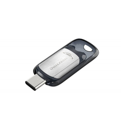 Флеш накопитель 64GB SanDisk CZ450 Ultra Type-C, USB Type-C, Silver