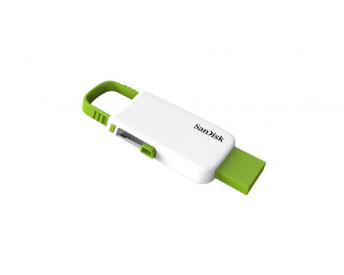 Флеш накопитель 64GB SanDisk CZ59 Cruzer U, USB 2.0, White/Green