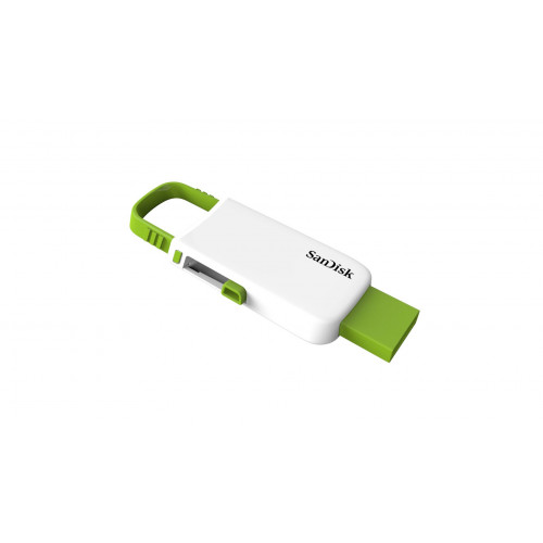 Флеш накопитель 64GB SanDisk CZ59 Cruzer U, USB 2.0, White/Green