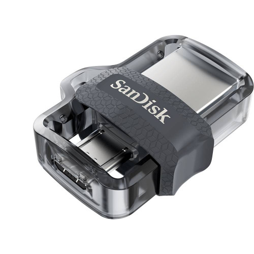 Флеш накопитель 64GB SanDisk Ultra Android Dual Drive OTG, m3.0/USB 3.0, Black