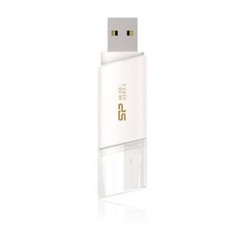 Флеш накопитель 64Gb Silicon Power Blaze B06, USB 3.0, Белый