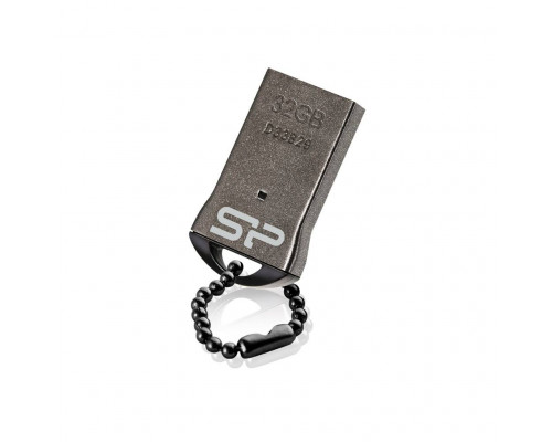 Флеш накопитель 64GB Silicon Power Touch T01, USB 2.0, Черный