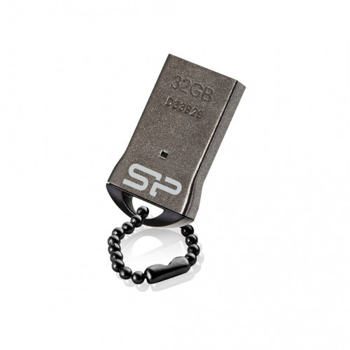 Флеш накопитель 64GB Silicon Power Touch T01, USB 2.0, Черный