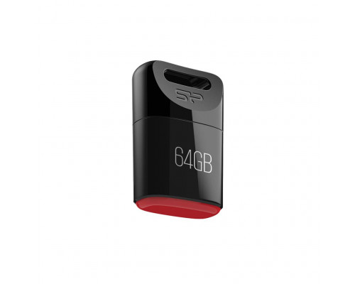 Флеш накопитель 64GB Silicon Power Touch T06, USB 2.0, Черный