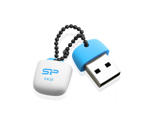 Флеш накопитель 64GB Silicon Power Touch T07, USB 2.0, Голубой