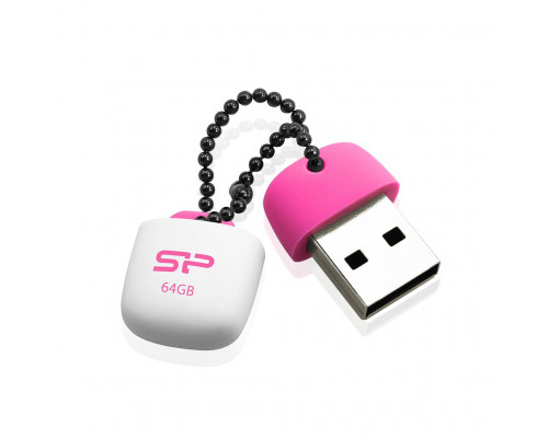 Флеш накопитель 64GB Silicon Power Touch T07, USB 2.0, Розовый