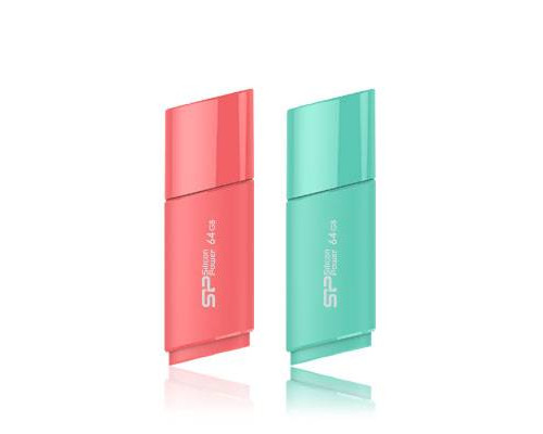Флеш накопитель 64GB Silicon Power Ultima U06, USB 2.0, Коралловый