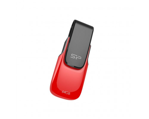 Флеш накопитель 64GB Silicon Power Ultima U31, USB 2.0, Красный