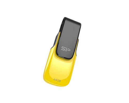 Флеш накопитель 64GB Silicon Power Ultima U31, USB 2.0, Желтый