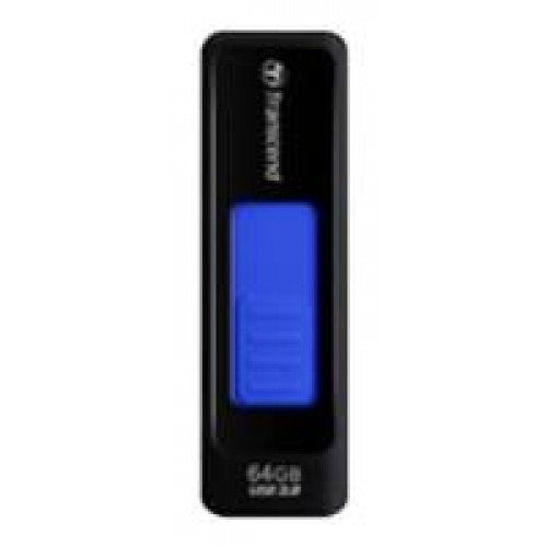 Флеш накопитель 64GB Transcend JetFlash 760, USB 3.0, Черный/Синий