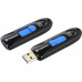 Флеш накопитель 64GB Transcend JetFlash 790, USB 3.0, Черный/Синий