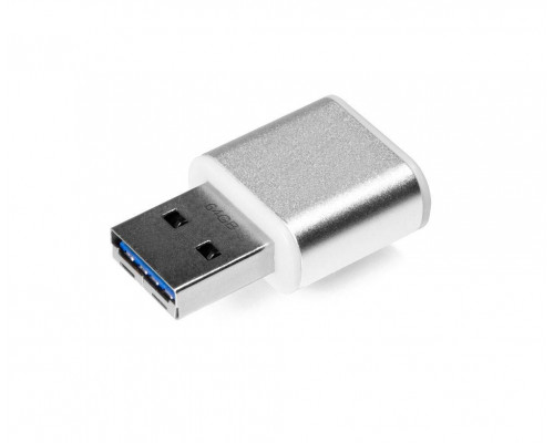 Флеш накопитель 64GB Verbatim Mini Metal, USB 3.0, Серебро