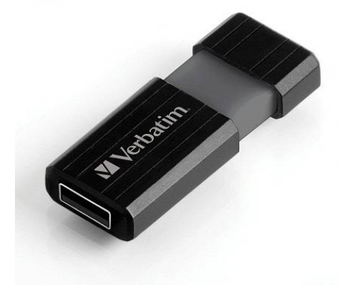 Флеш накопитель 64GB Verbatim PinStripe, USB 2.0, Черный