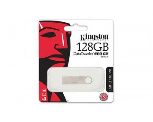 Флеш накопитель 128GB Kingston DataTraveler SE9 G2, USB 3.0, Металл
