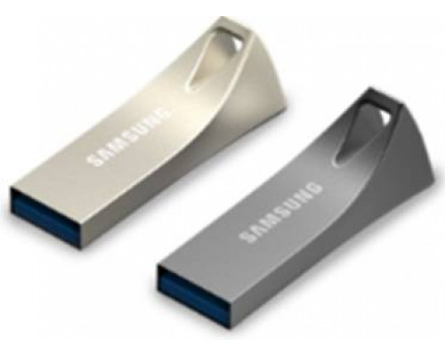 Флеш накопитель 128GB SAMSUNG BAR Plus, USB 3.1, 300 МВ/s, серебристый