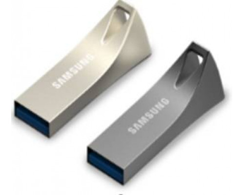 Флеш накопитель 256GB SAMSUNG BAR Plus, USB 3.1, 300 МВ/s, серый