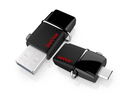 Флеш накопитель 256GB SanDisk Ultra Android Dual Drive OTG, USB 3.0, Black