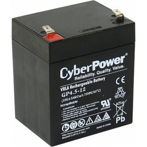 CyberPower GP4.5-12 Аккумулятор 12V4.5Ah, клемма F2