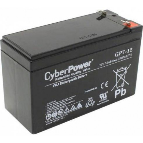 CyberPower GP7-12 Аккумулятор 12V7Ah, клемма F2