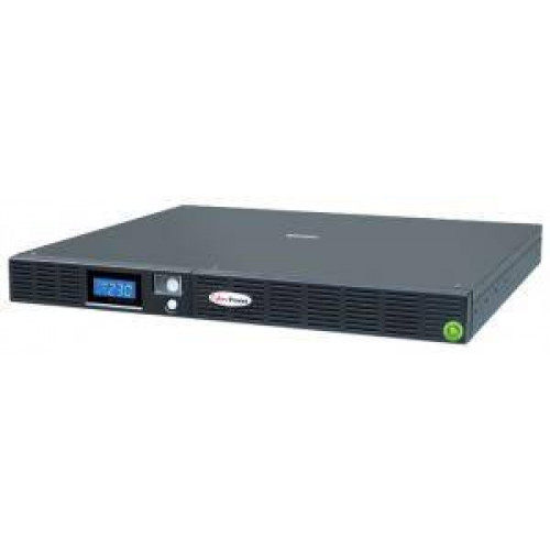 CyberPower ИБП Line-Interactive OR1000ELCDRM1U 1000VA/600W USB/RS-232/SNMPslot /RJ11/45 (4+2 IEC С13)