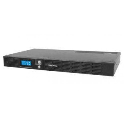 CyberPower ИБП Line-Interactive OR600ELCDRM1U 600VA/360W USB/RS-232/SNMPslot /RJ11/45 (4+2 IEC С13)