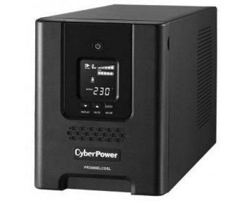 CyberPower ИБП Line-Interactive PR3000ELCDSL 3000VA/2700W USB/RS-232/EPO/SNMPslot (8 IEC С13, 1 IEC C19)