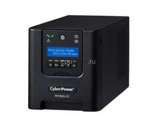 CyberPower ИБП Line-Interactive PR750ELCD 750VA/675W USB/RS-232/EPO/SNMPslot (6 IEC С13)