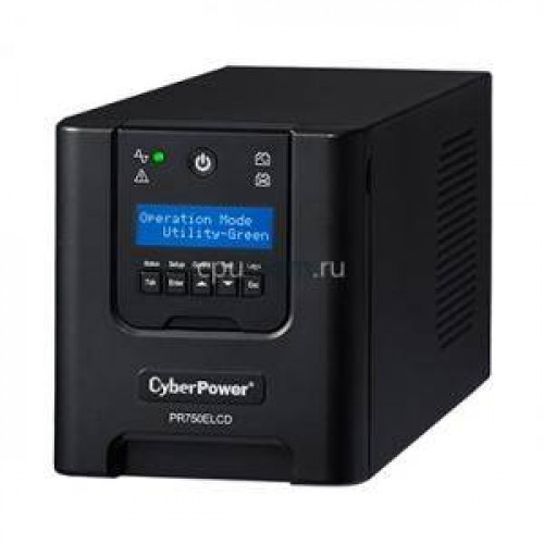 CyberPower ИБП Line-Interactive PR750ELCD 750VA/675W USB/RS-232/EPO/SNMPslot (6 IEC С13)