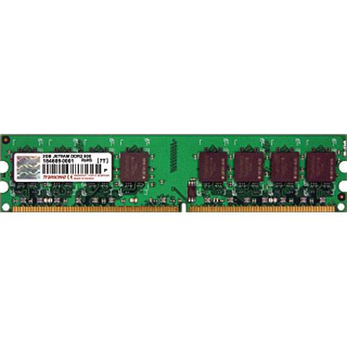 Модуль памяти Transcend 1GB U-DIMM DDR2, 667МГц, 2Rx8